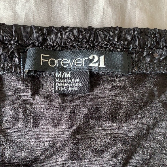 Medium Black Forever21 Strapless Dress - Picture 3 of 5